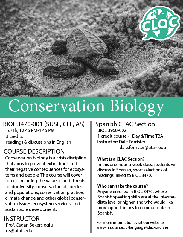 BIOL 3470  Conservation Biology