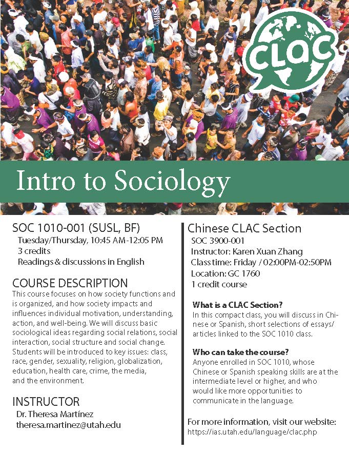 SOC 1010  Intro to Sociology