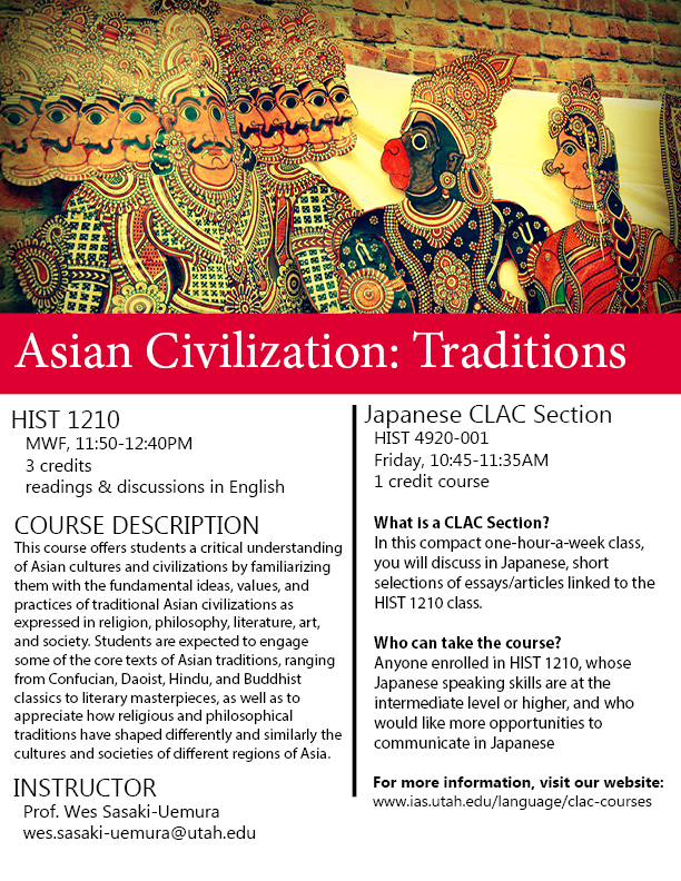 HIST 1210  Asian Civilization: Traditions