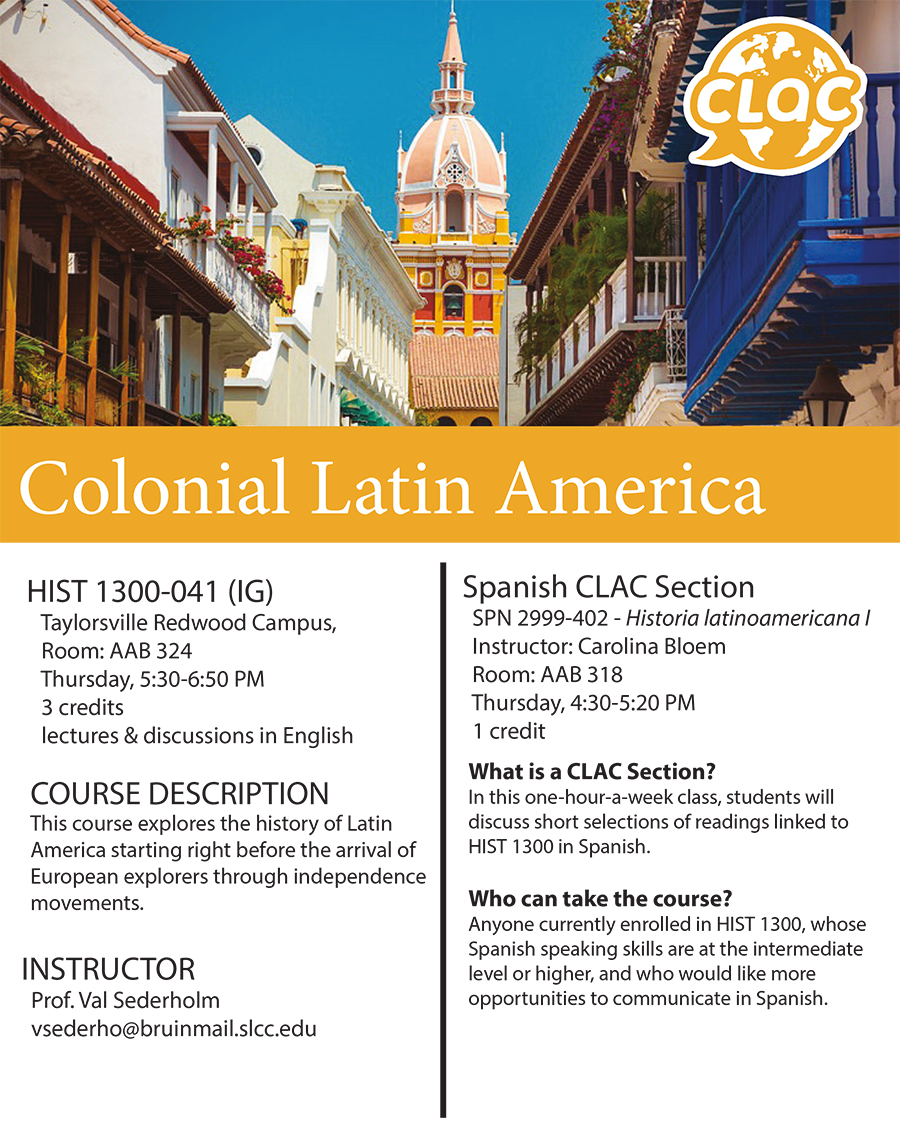 HIST 1300 (SLCC)  Colonial Latin America