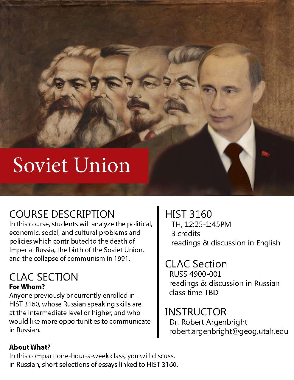 HIST 3100  Soviet Union