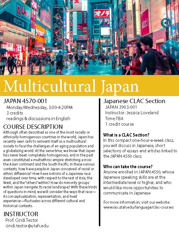JAPAN 4570  Multicultural Japan