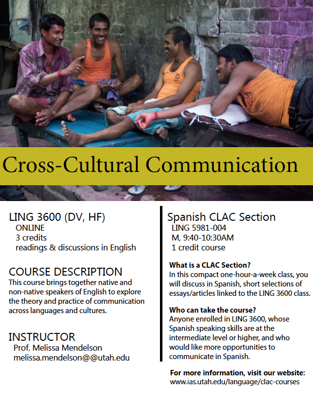 LING 3600  Cross-Cultural Communication