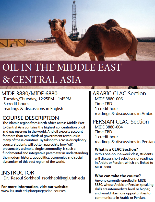 MIDE 3880  Oil in the Middle East & Central Asia