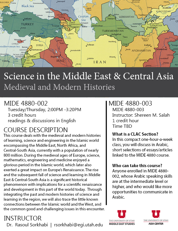 MIDE 4880  Science in the Middle East & Central Asia