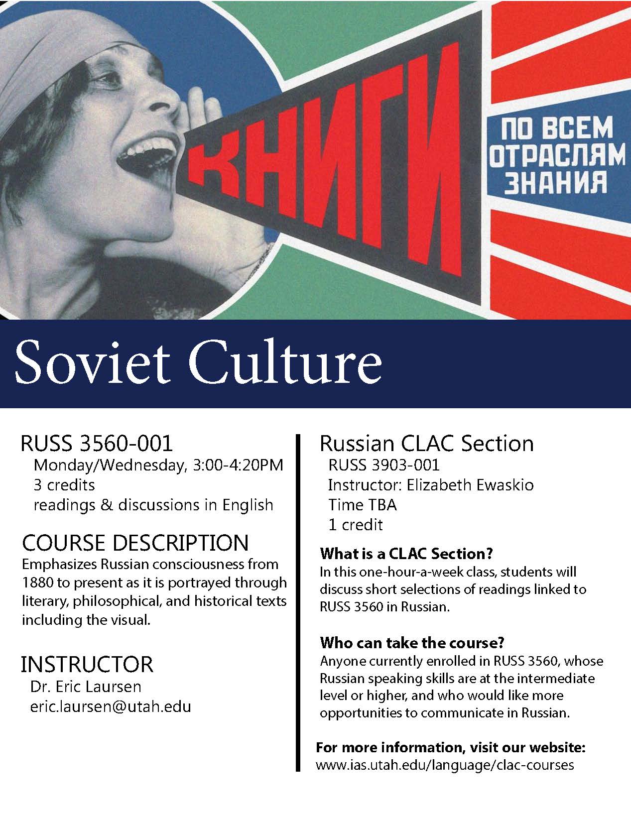 RUSS 3560  Soviet Culture