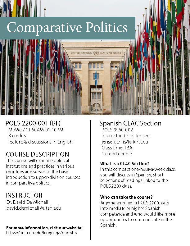 POLS 2200 Intro to Comparative Politics